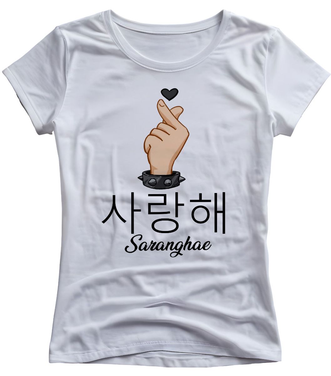 Nome do produto: Camiseta Saranghae 01