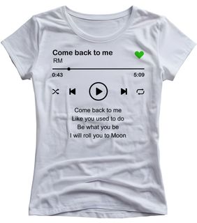 Camiseta RM Come Back To Me BTS