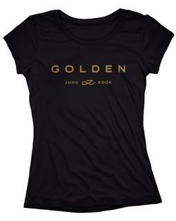Camiseta Feminina Golden Jungkook BTS