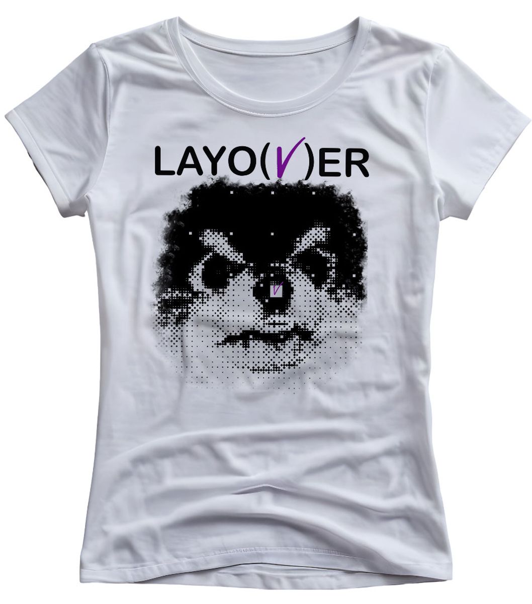 Nome do produto: Camiseta Feminina BTS Layover V