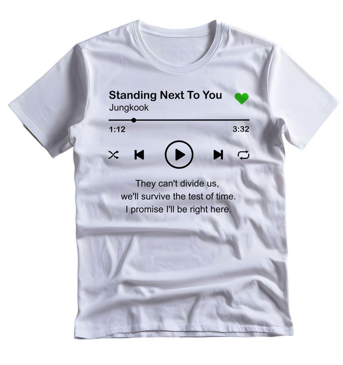 Nome do produto: Camiseta Masculina Jungkook Standing BTS