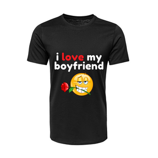 Camisa I Love My Boyfriend Preta