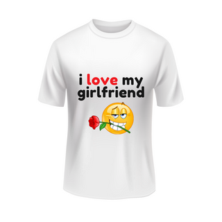 Camisa I Love My Girlfriend Branca