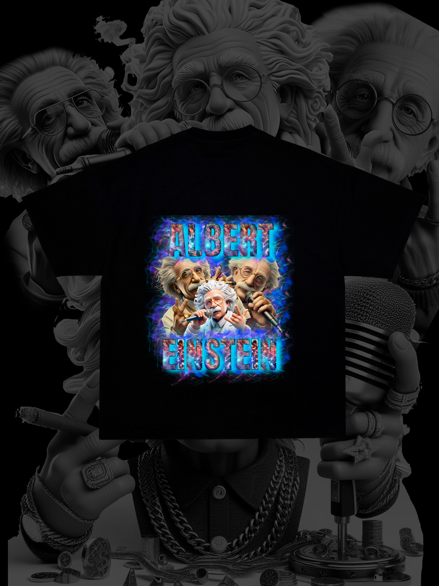 Nome do produto: T-shirt Vintage Albert  Einstein