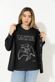 Nome do produtoCamiseta Cat Zepellin - Preto