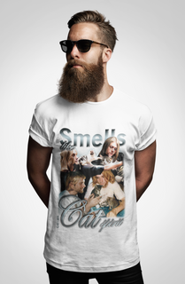 Nome do produtoCamiseta Kurt Cobain - Smells Like Cat Spirit - Branco