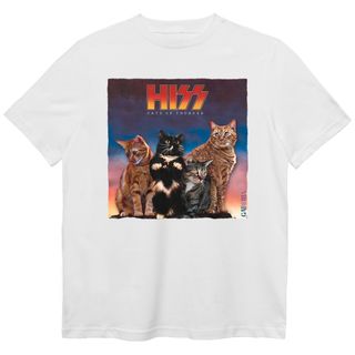 Camiseta Kiss - Cats Of Thunder - Branco
