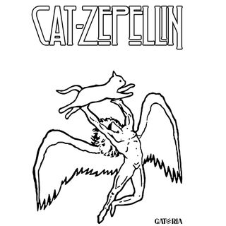 Nome do produtoCamiseta Cat Zeppelin - Branco