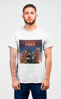 Nome do produtoCamiseta Kiss - Cats Of Thunder - Branco