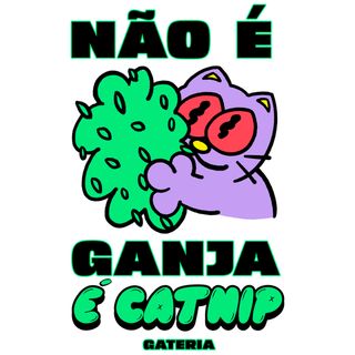 Nome do produtoMoletom Canguru Não É Ganja, É Catnip