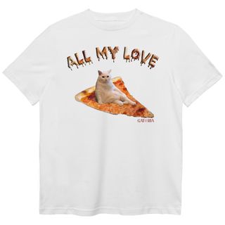 Nome do produtoCamiseta All My Love - Gatos e Pizza