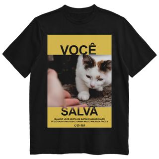 Nome do produtoCamiseta Você Salva - Preto