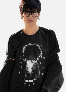 Nome do produtoCamiseta The Cure - Cats Don't Cry - Preto