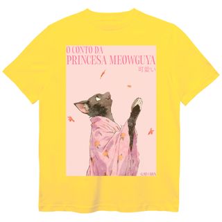 Nome do produtoCamiseta O Conto da Princesa Kaguya - Meowguya