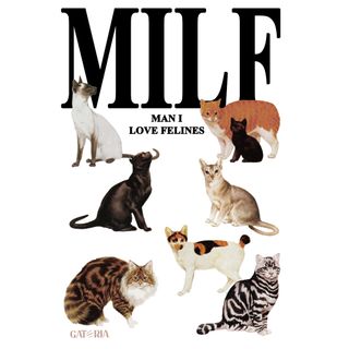 Nome do produtoCamiseta MILF - Man I Love Felines - Branco