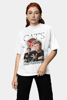 Nome do produtoCamiseta David Bowie - Cat's Dance - Branco