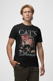 Nome do produtoCamiseta David Bowie - Cat's Dance - Preto