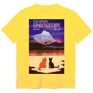 Nome do produtoCamiseta Evangelion - Nyan Genesis