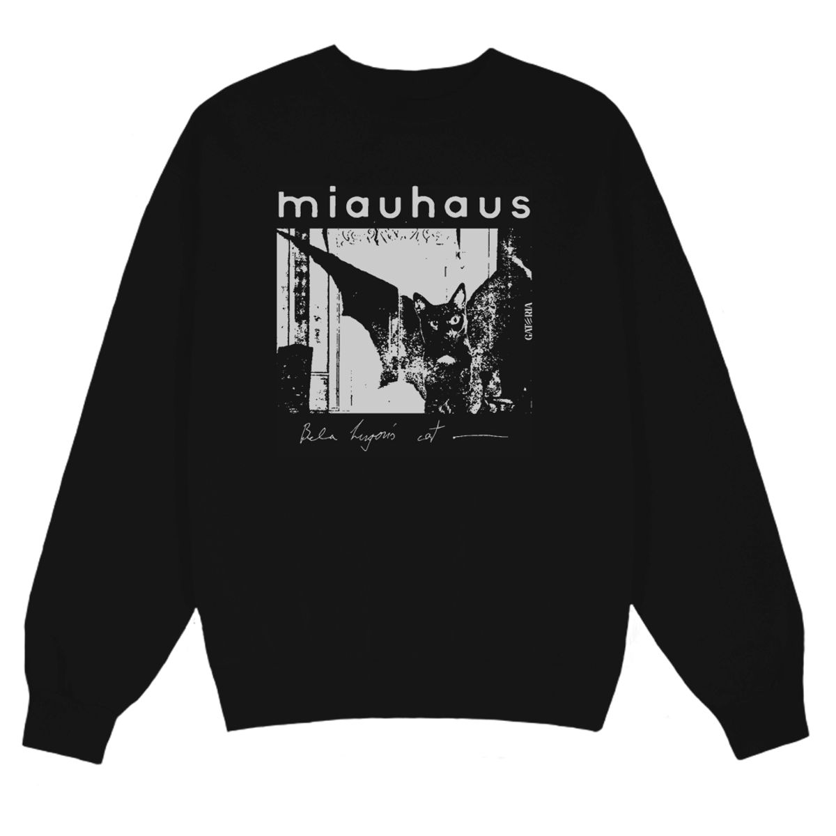 Nome do produto: MOletom Bauhaus - Miauhaus - Preto