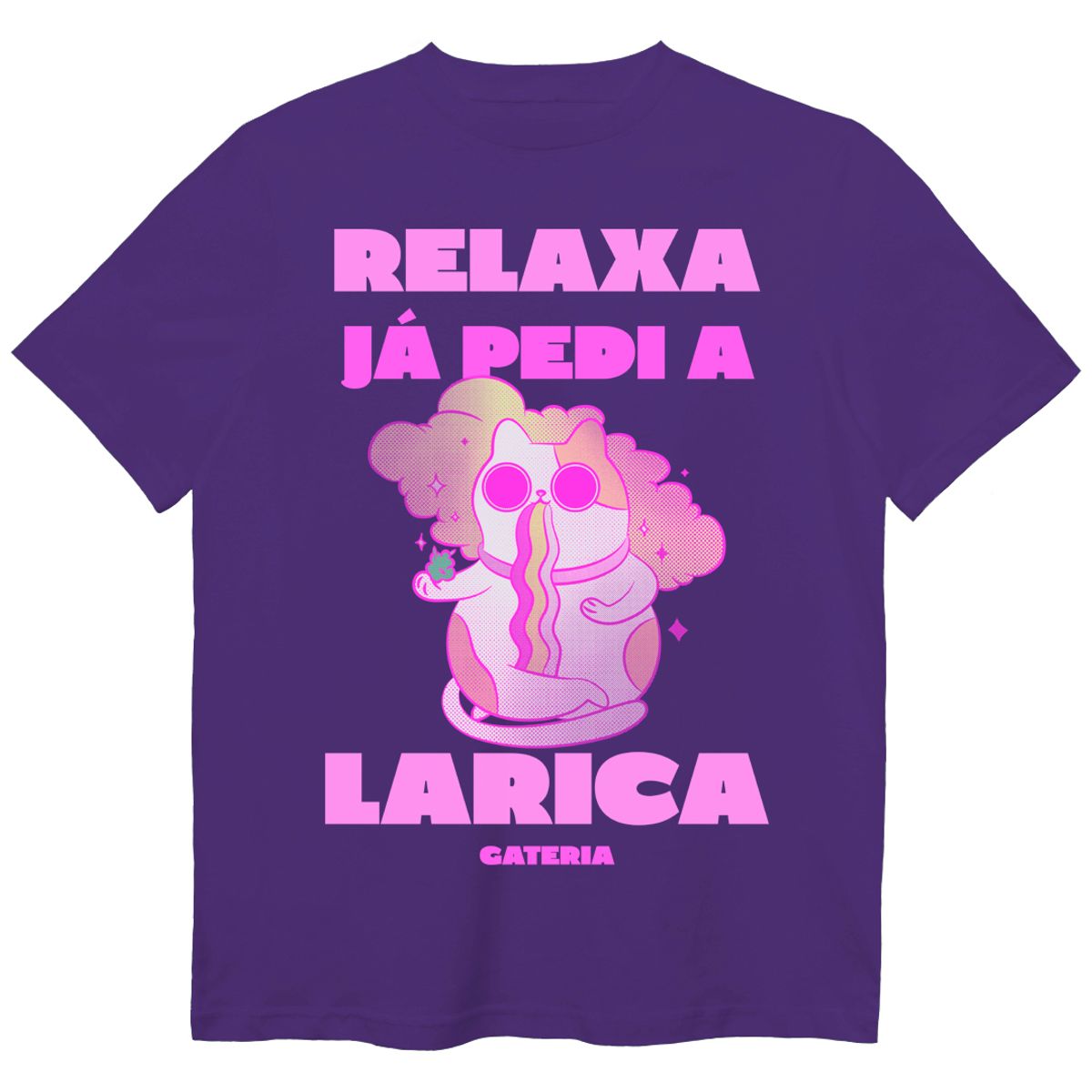 Nome do produto: Camiseta Relaxa Já Pedi a Larica