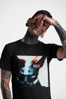 Nome do produtoCamiseta Slipknot - Slipkat - Preto