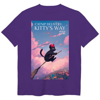 Camiseta O Serviço De Entrega da Kiki - Catnip Delivery