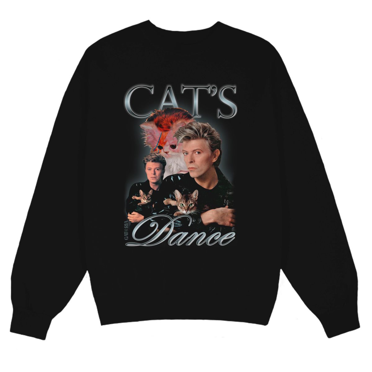 Nome do produto: Moletom David Bowie - Cat\'s Dance