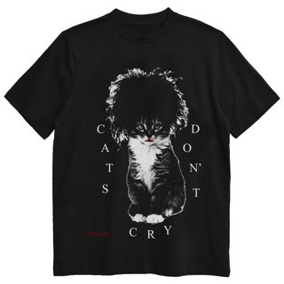 Camiseta The Cure - Cats Don't Cry - Preto
