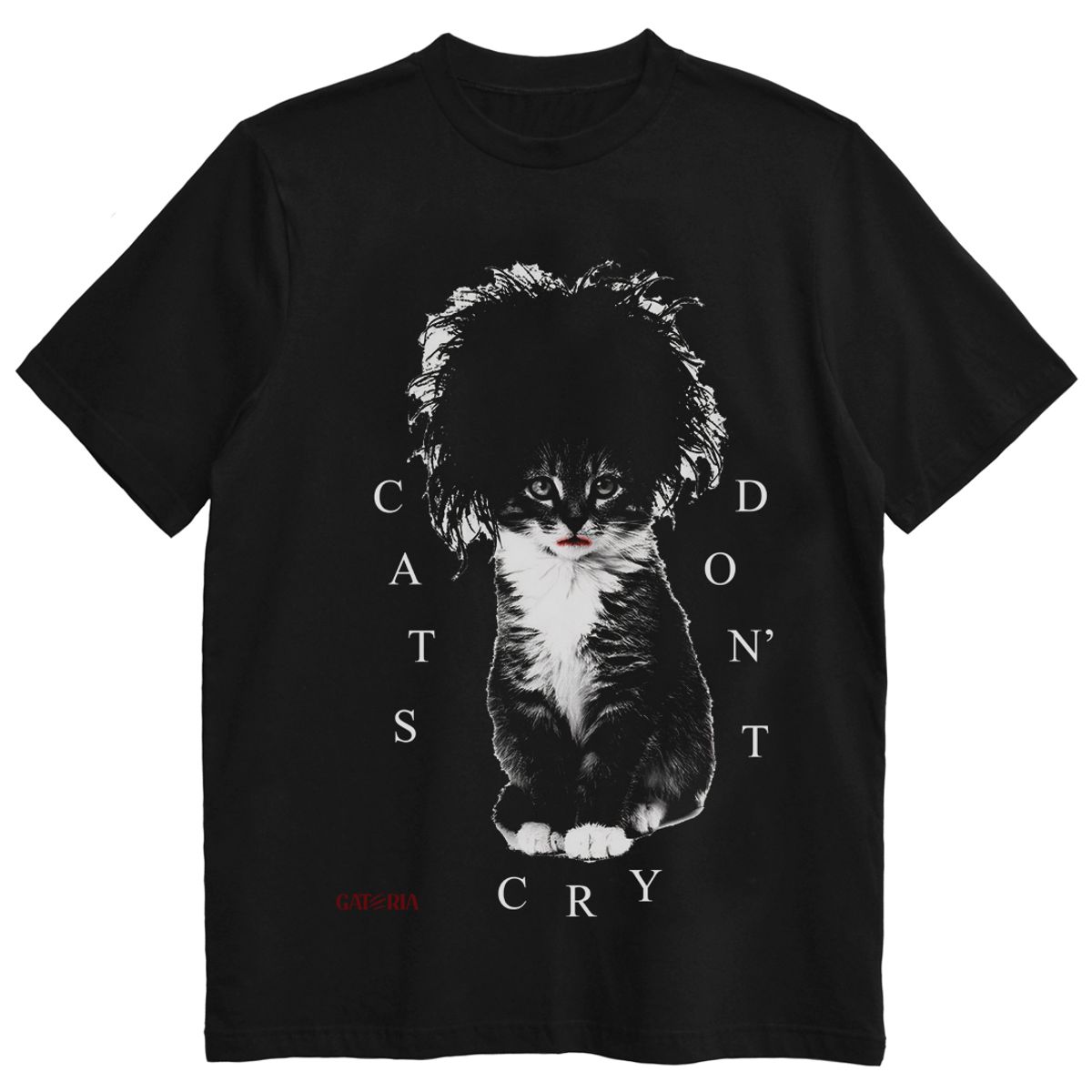 Nome do produto: Camiseta The Cure - Cats Don\'t Cry - Preto