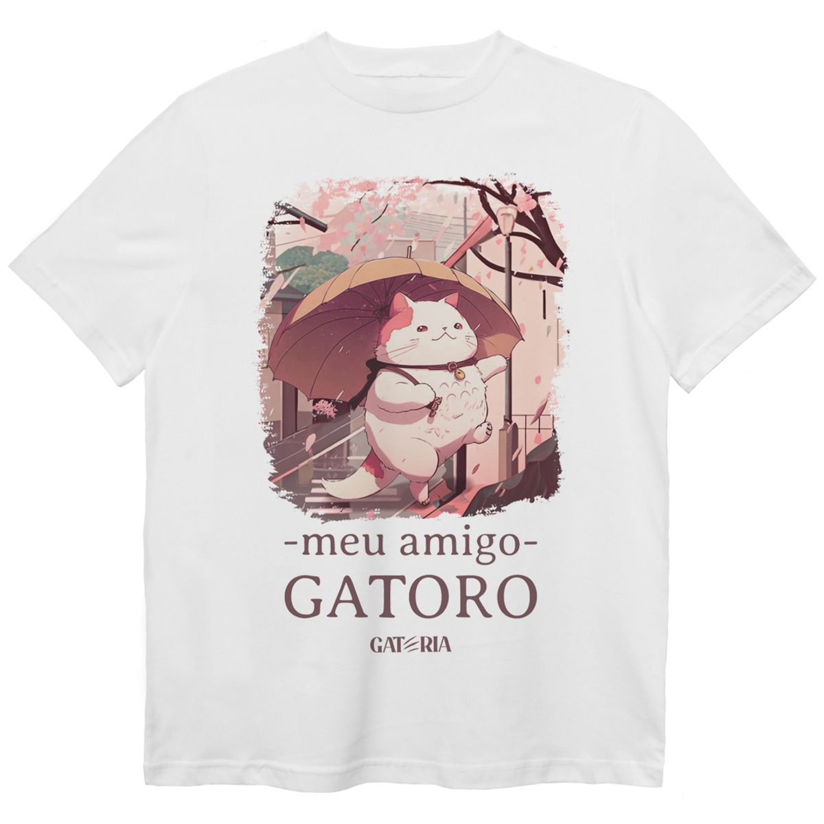 Nome do produto: Camiseta Totoro - Meu Amigo Gatoro