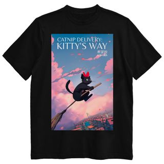 Nome do produtoCamiseta O Serviço De Entrega da Kiki - Catnip Delivery