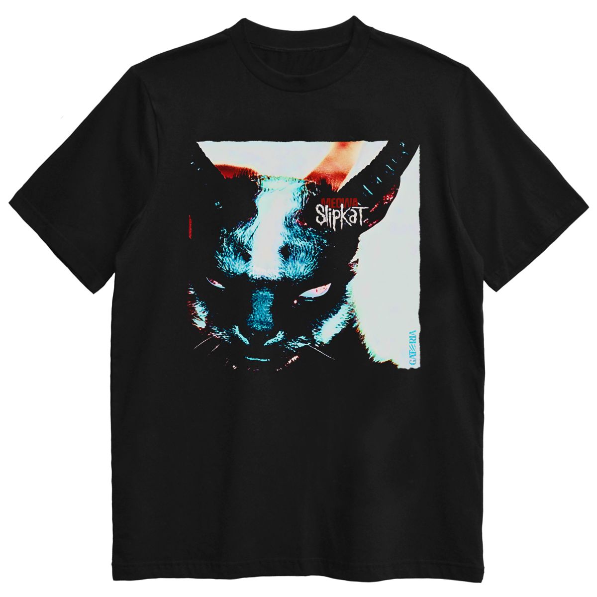 Nome do produto: Camiseta Slipknot - Slipkat - Preto