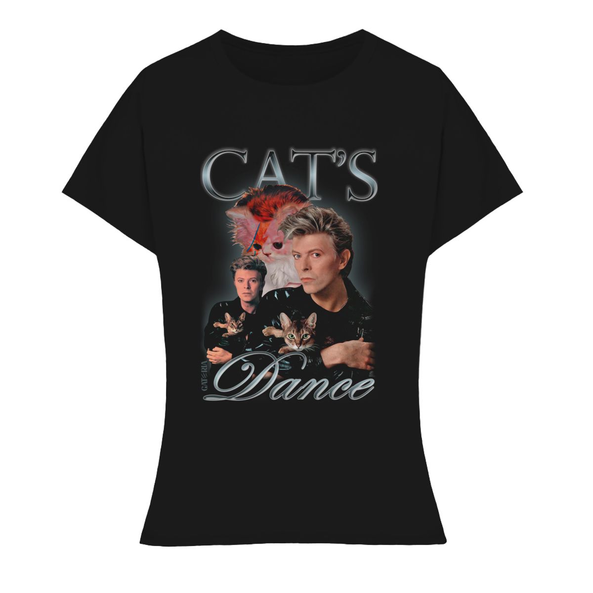 Nome do produto: Baby Look David Bowie - Cat\'s Dance