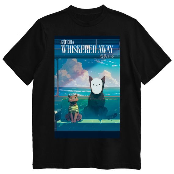 Camiseta A Viagem de Chihiro  - Whiskered Away