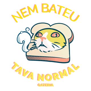 Nome do produtoCamiseta Nem Bateu Tava Normal