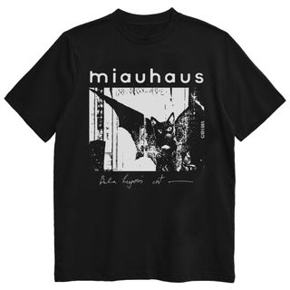 Camiseta Bauhaus - Miauhaus - Preto