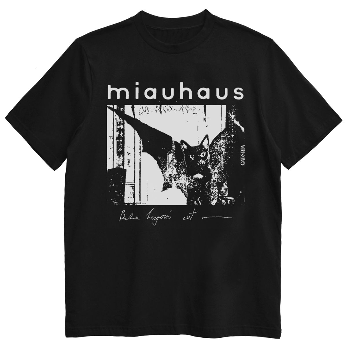 Nome do produto: Camiseta Bauhaus - Miauhaus - Preto