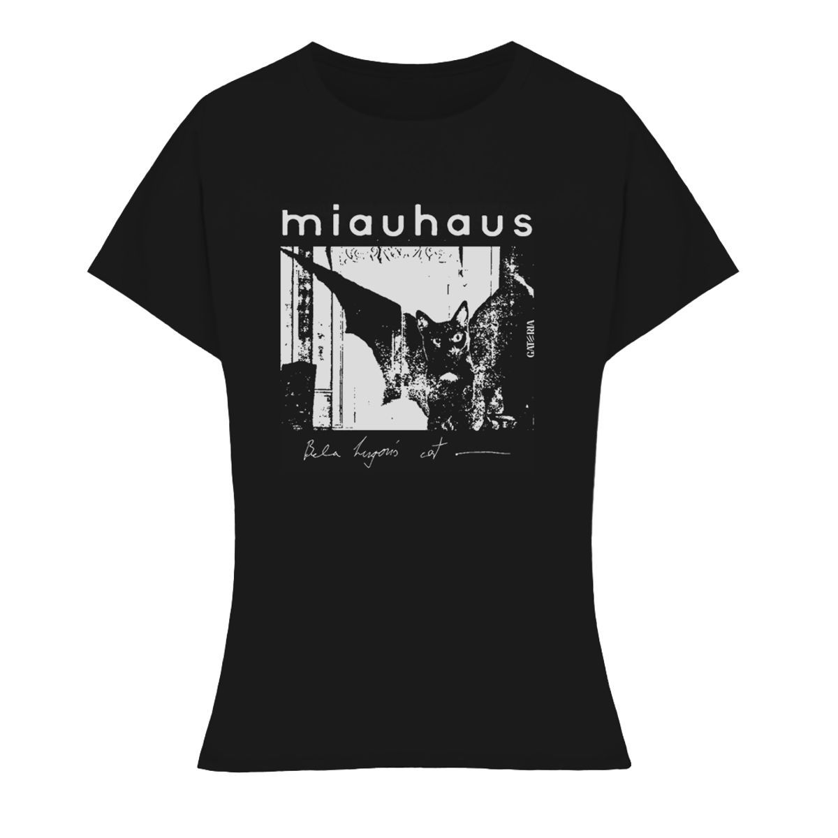 Nome do produto: Baby Look Bauhaus - Miauhaus - Preto