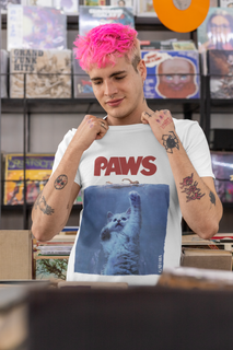 Nome do produtoCamiseta Tubarão - Paws - Branca