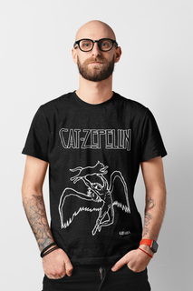 Nome do produtoCamiseta Cat Zepellin - Preto