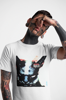 Nome do produtoCamiseta Slipknot - Slipkat - Branco