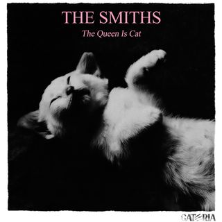 Nome do produtoMoletom Canguru The Smiths 0 The Queen Is Cat - Branco