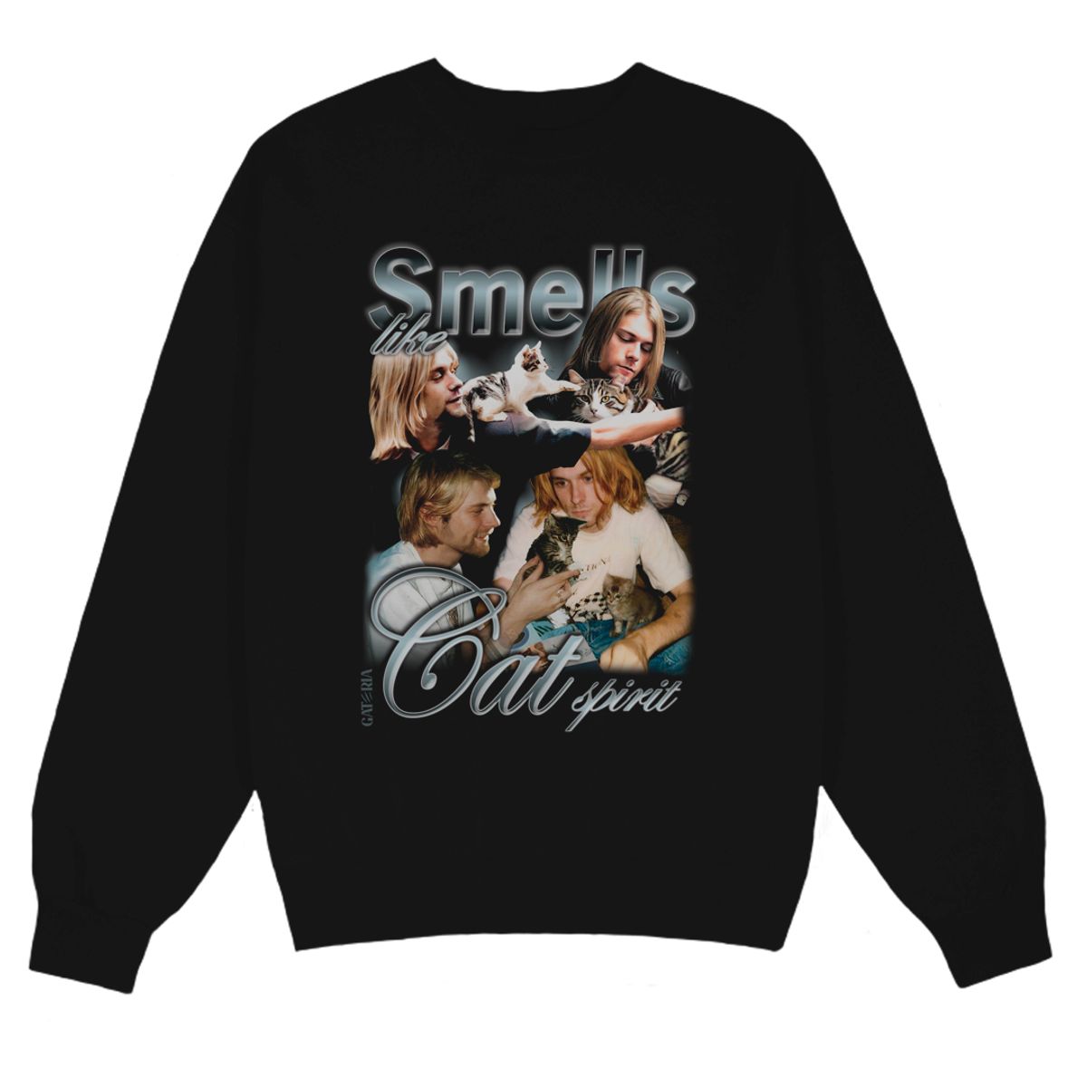 Nome do produto: Moletom Kurt Cobain - Smells Like Cat Spirit