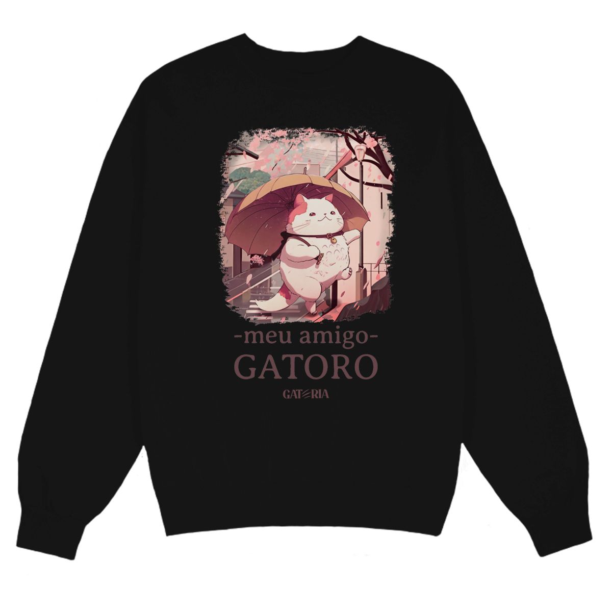 Nome do produto: Moletom Totoro - Meu Amigo Gatoro