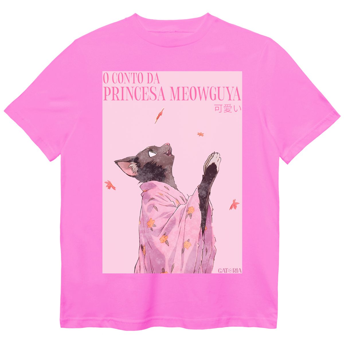 Nome do produto: Camiseta O Conto da Princesa Kaguya - Meowguya