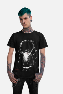 Nome do produtoCamiseta The Cure - Cats Don't Cry - Preto