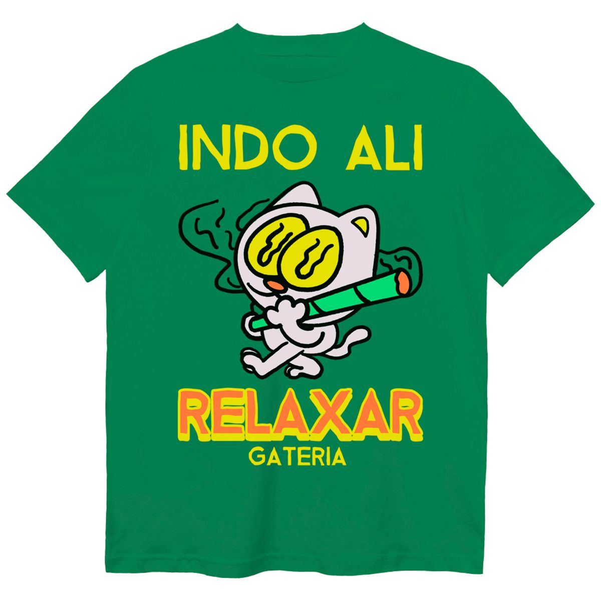 Nome do produto: Camiseta Indo Ali Relaxar