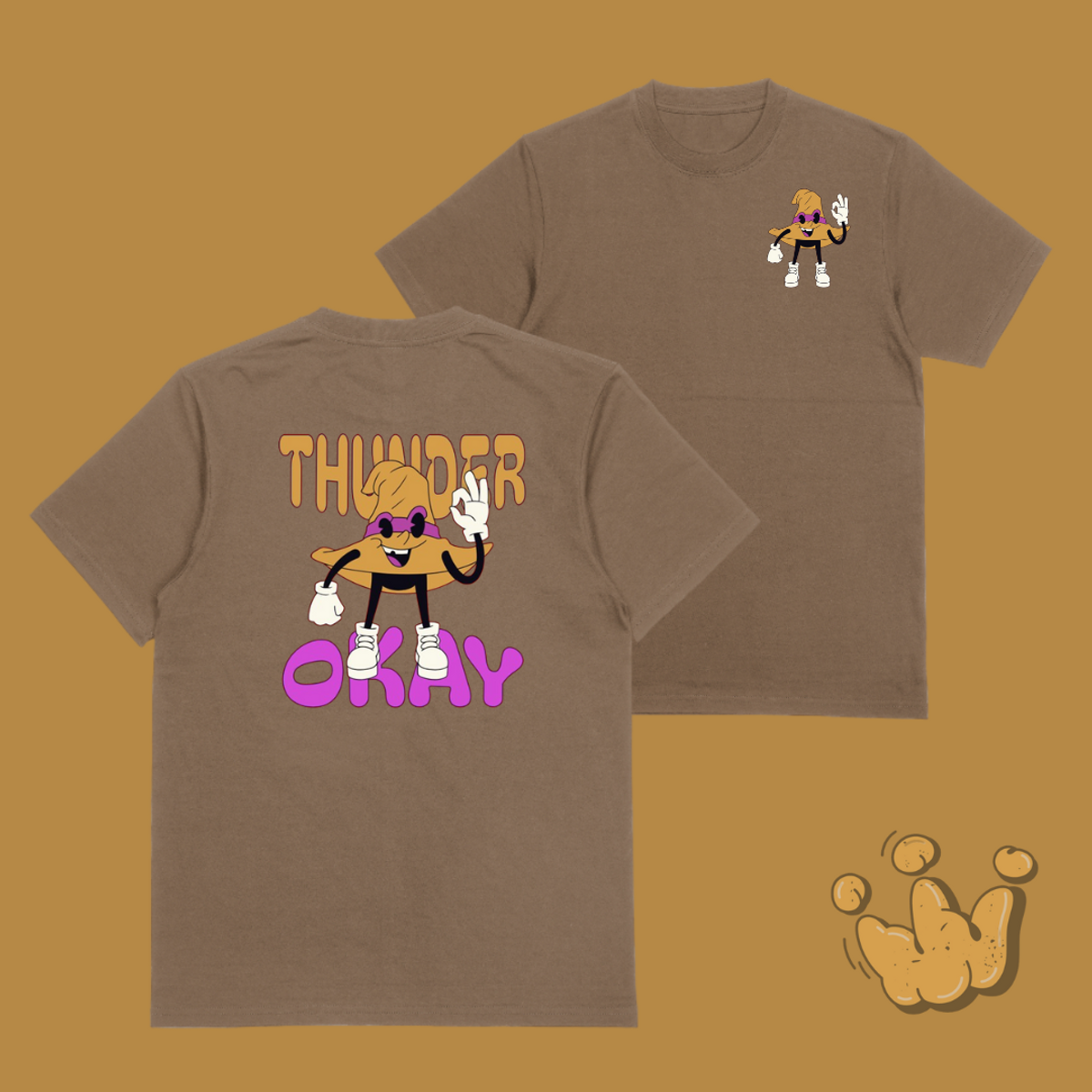 Nome do produto: Camiseta overzised - Thunder okay - 