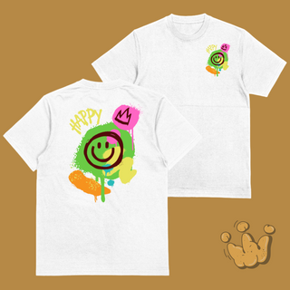 Nome do produtoCamiseta overzised -Happy emoji - 