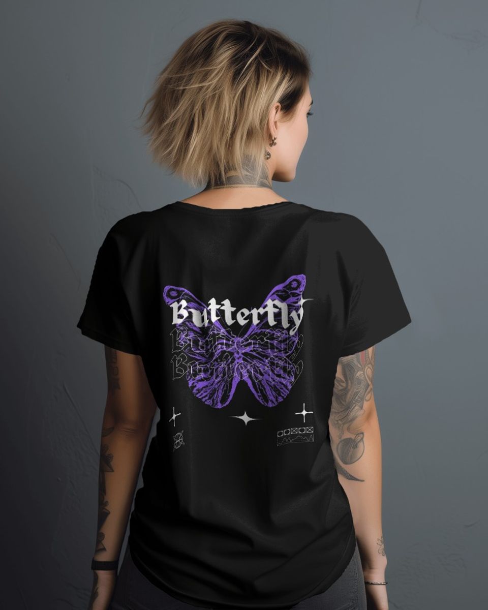 Nome do produto: CAMISETA - Butterfly
